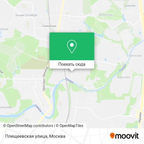 Карта Плещеевская улица