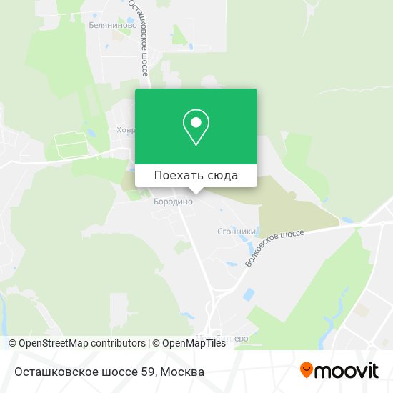 Карта Осташковское шоссе 59