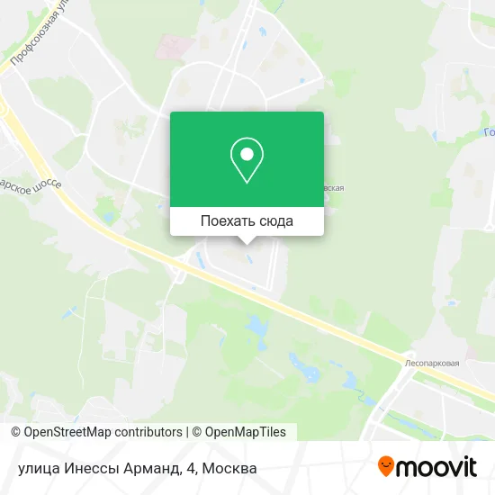 Карта улица Инессы Арманд, 4