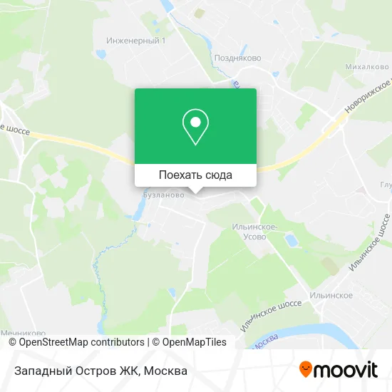 Карта Западный Остров ЖК
