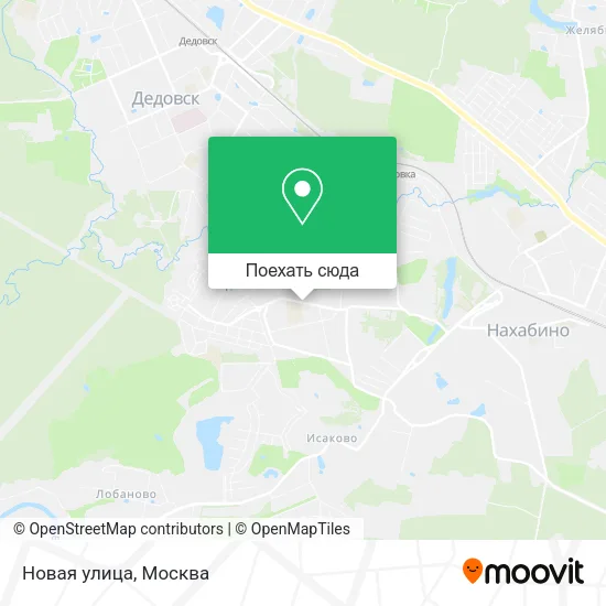 Карта Новая улица