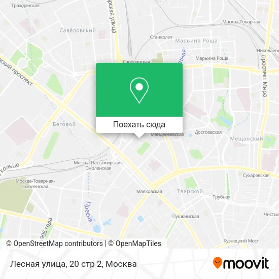 Карта Лесная улица, 20 стр 2
