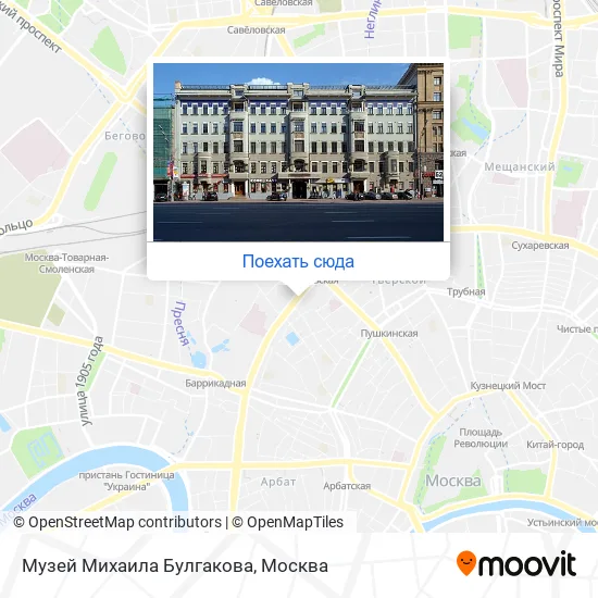 Карта Музей Михаила Булгакова