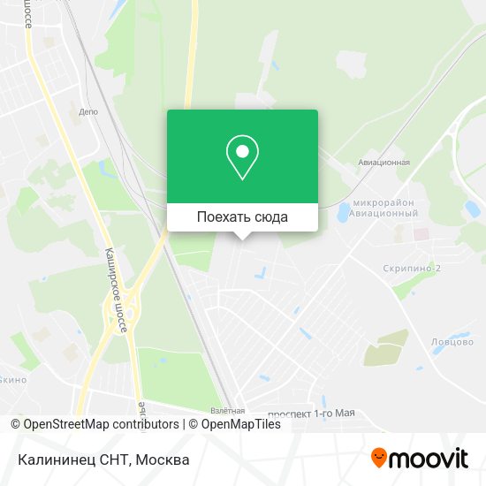 Карта Калининец СНТ