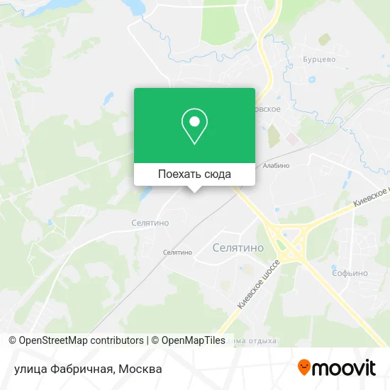 Карта улица Фабричная