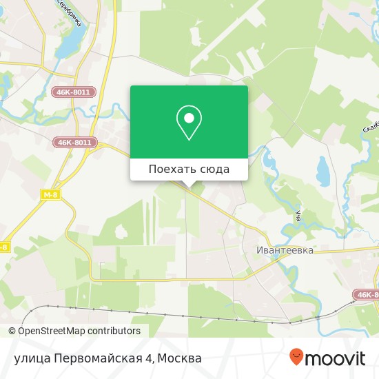 Карта улица Первомайская 4