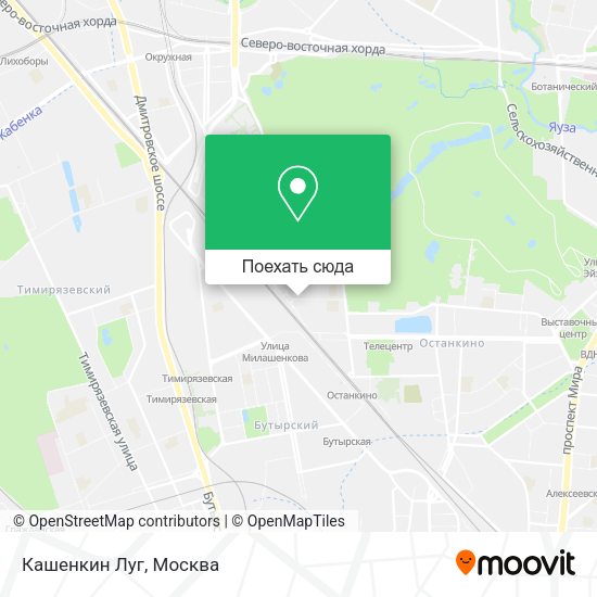 Карта Кашенкин Луг