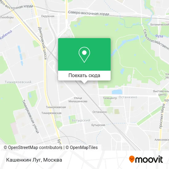 Карта Кашенкин Луг