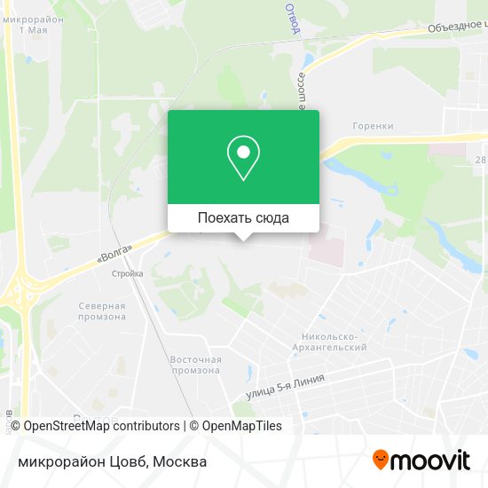 Карта микрорайон Цовб
