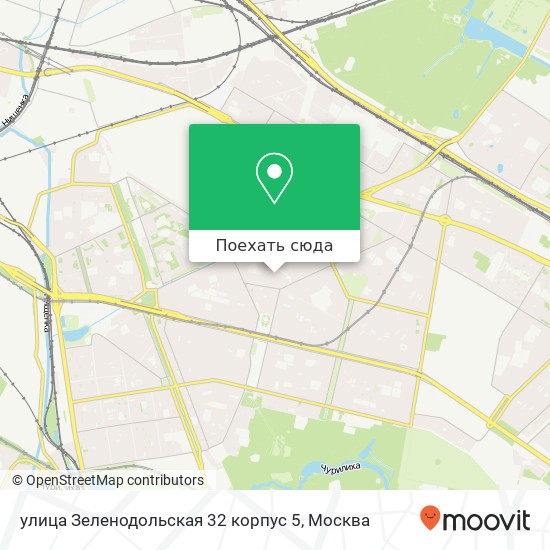 Карта улица Зеленодольская 32 корпус 5