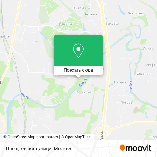 Карта Плещеевская улица
