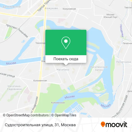 Карта Судостроительная улица, 31