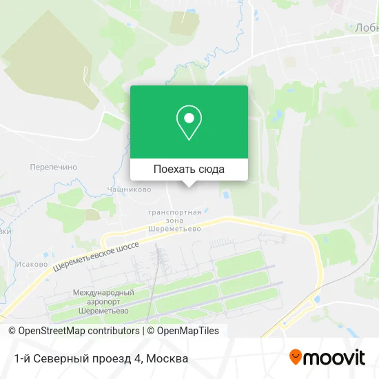 Карта 1-й Северный проезд 4