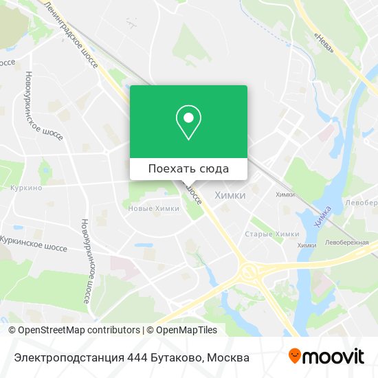 Карта Электроподстанция 444 Бутаково