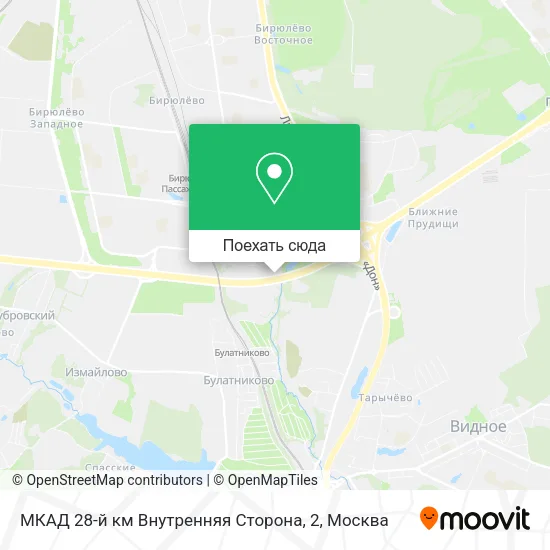 Карта МКАД 28-й км Внутренняя Сторона, 2