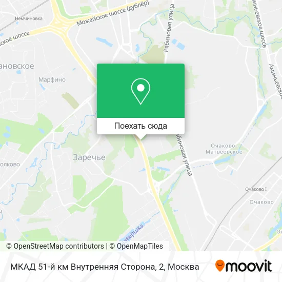 Карта МКАД 51-й км Внутренняя Сторона, 2