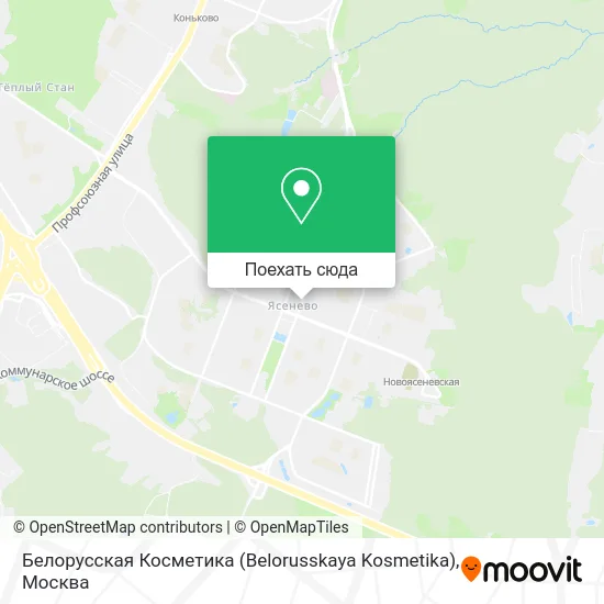 Карта Белорусская Косметика (Belorusskaya Kosmetika)