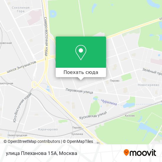 Карта улица Плеханова 15А