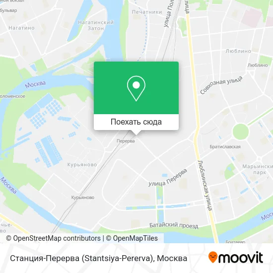 Карта Станция-Перерва (Stantsiya-Pererva)