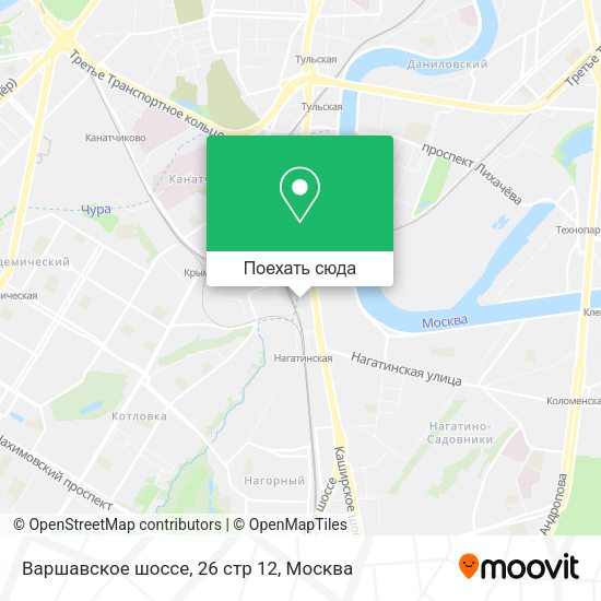 Карта Варшавское шоссе, 26 стр 12
