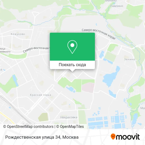 Карта Рождественская улица 34