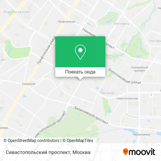 Карта Севастопольский проспект