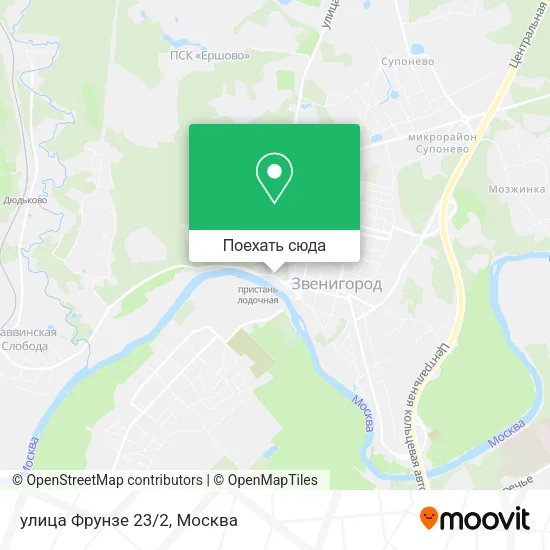 Карта улица Фрунзе 23/2
