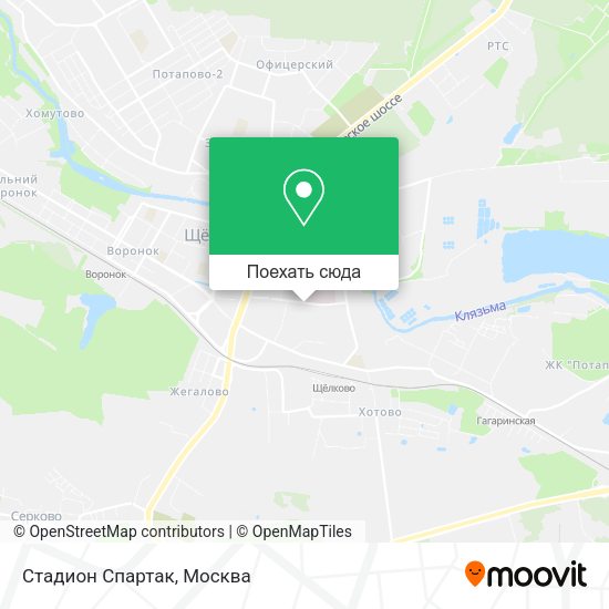 Карта Стадион Спартак