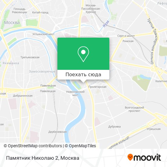 Карта Памятник Николаю 2