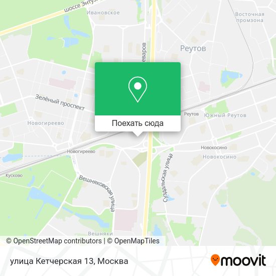 Карта улица Кетчерская 13