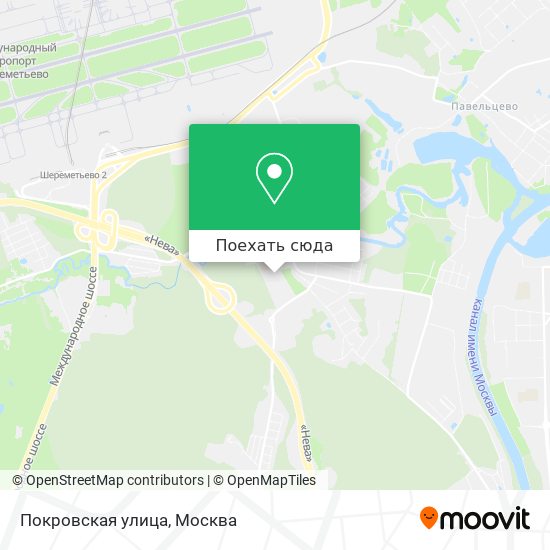 Карта Покровская улица