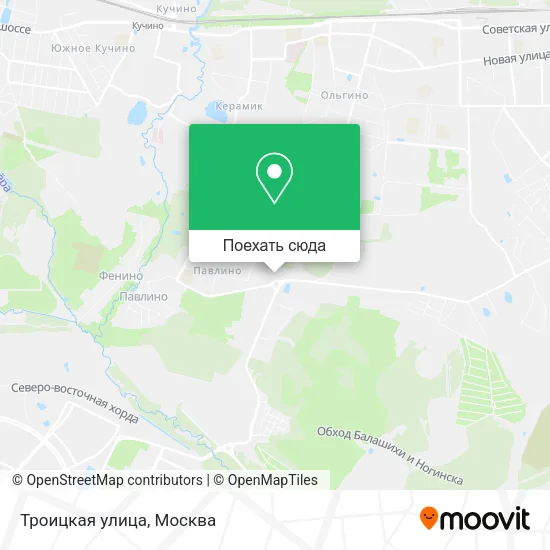 Карта Троицкая улица