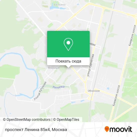 Карта проспект Ленина 85к4