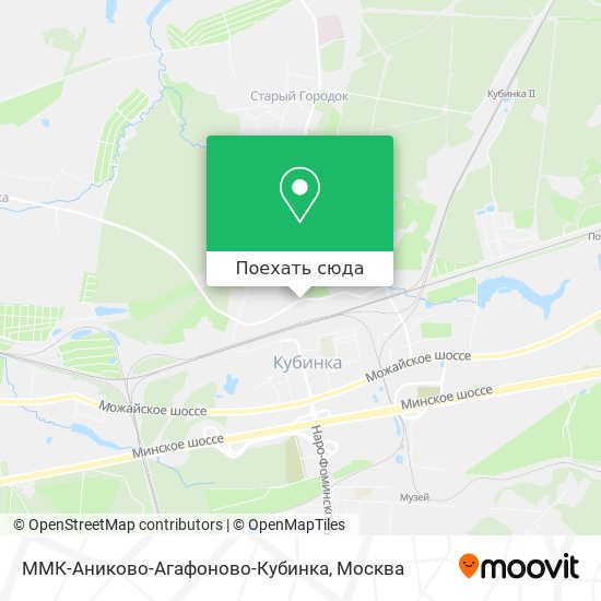 Карта ММК-Аниково-Агафоново-Кубинка