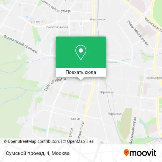 Карта Сумской проезд, 4