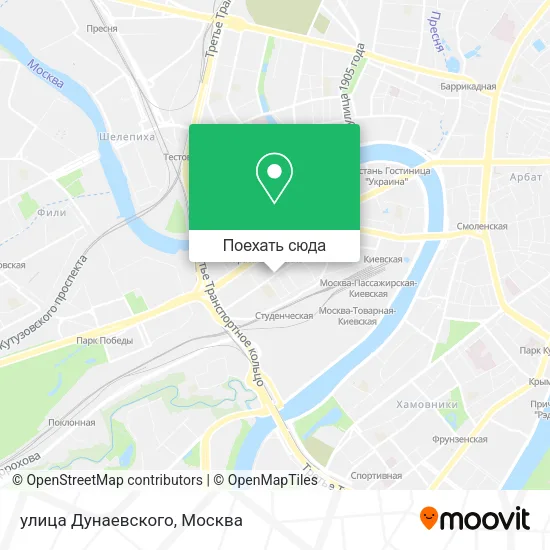 Карта улица Дунаевского