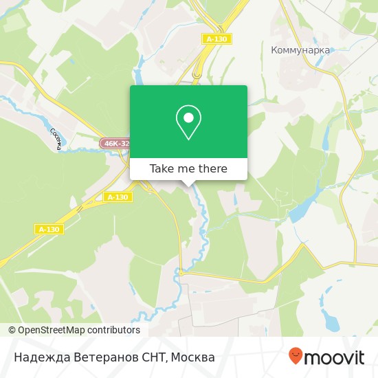 Карта Надежда Ветеранов СНТ