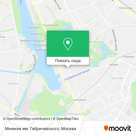 Карта Мнииэм им. Габричевского