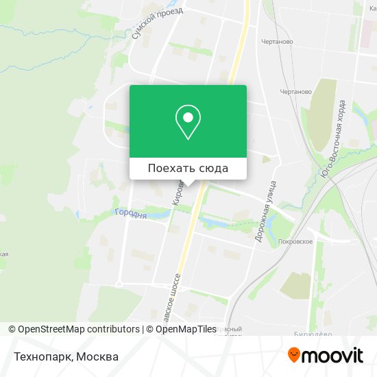 Карта Технопарк