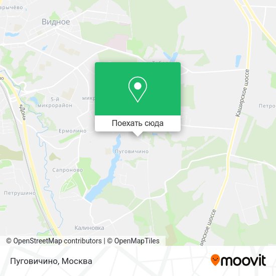 Карта Пуговичино