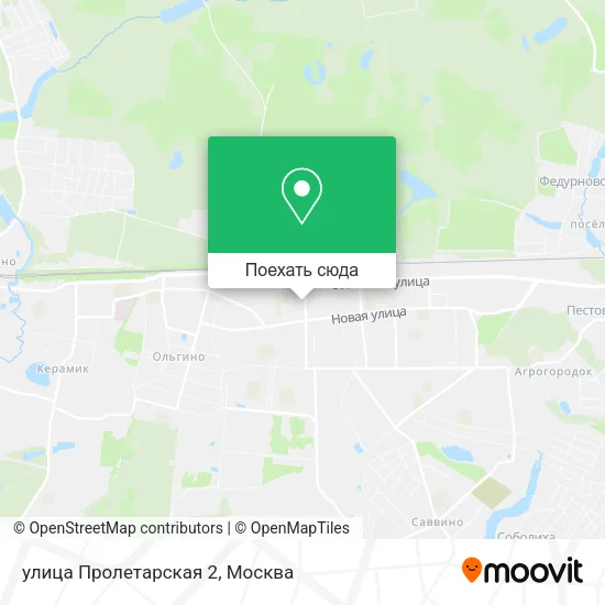 Карта улица Пролетарская 2
