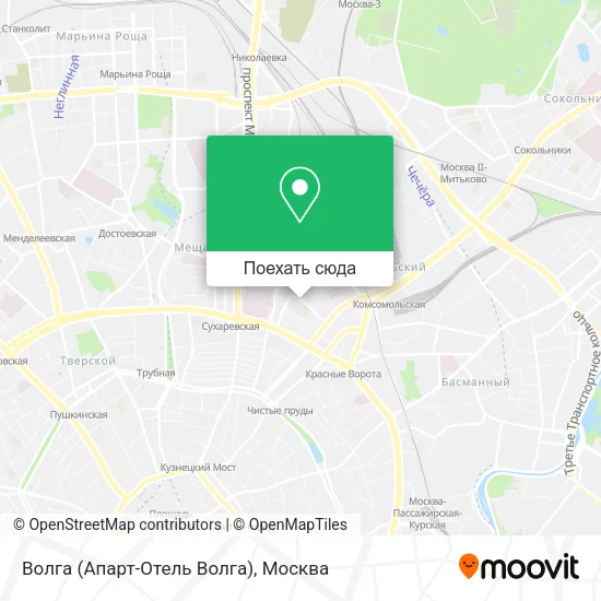 Карта Волга (Апарт-Отель Волга)