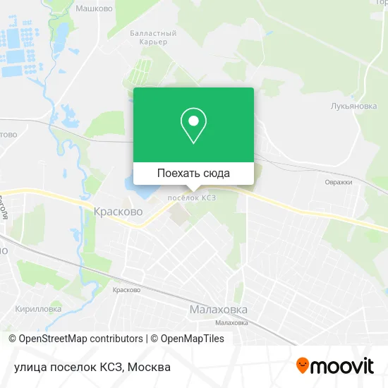 Карта улица поселок КСЗ