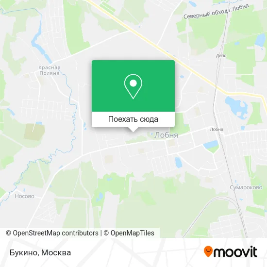 Карта Букино