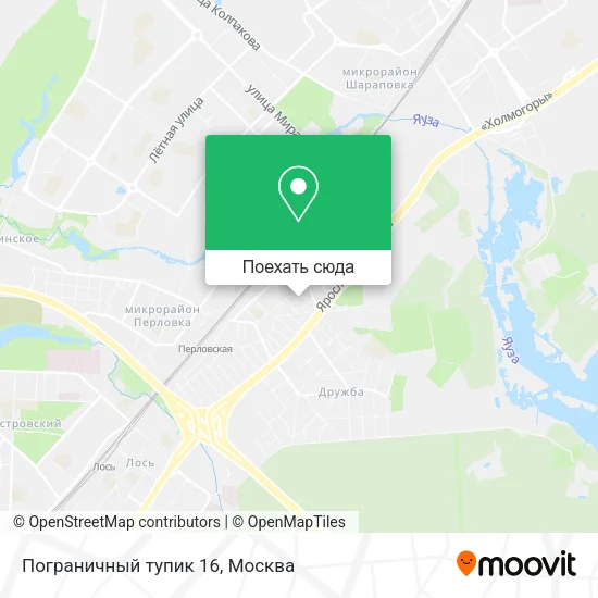 Карта Пограничный тупик 16