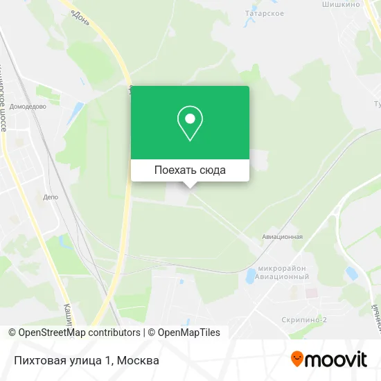 Карта Пихтовая улица 1