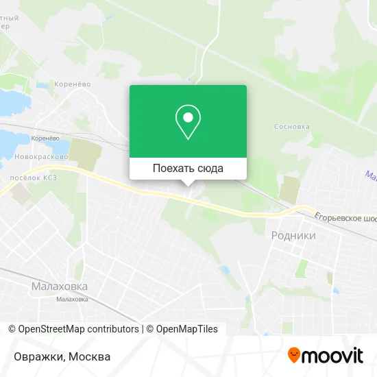 Карта Овражки