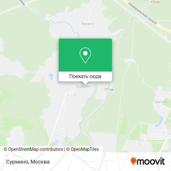 Карта Сурмино