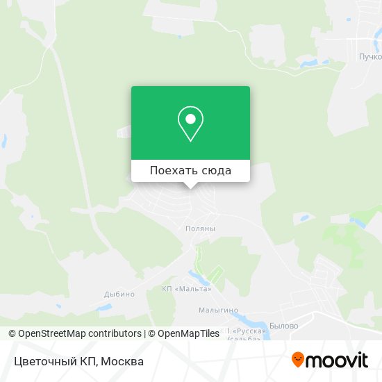Карта Цветочный КП