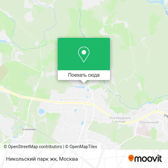 Карта Никольский парк жк